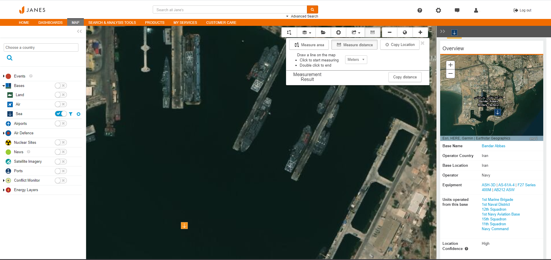 Image military ship measurement Janes