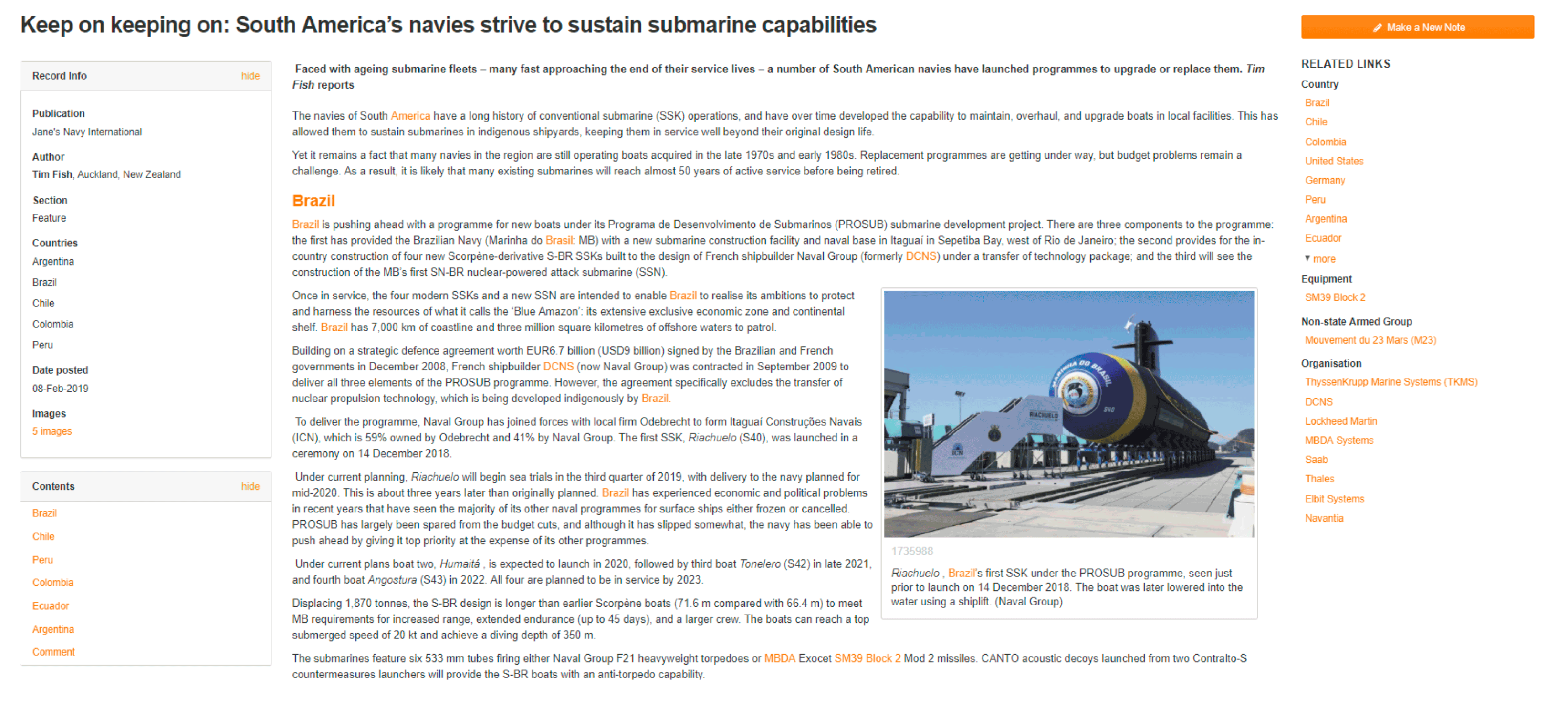 Image of defence industry news market intelligence