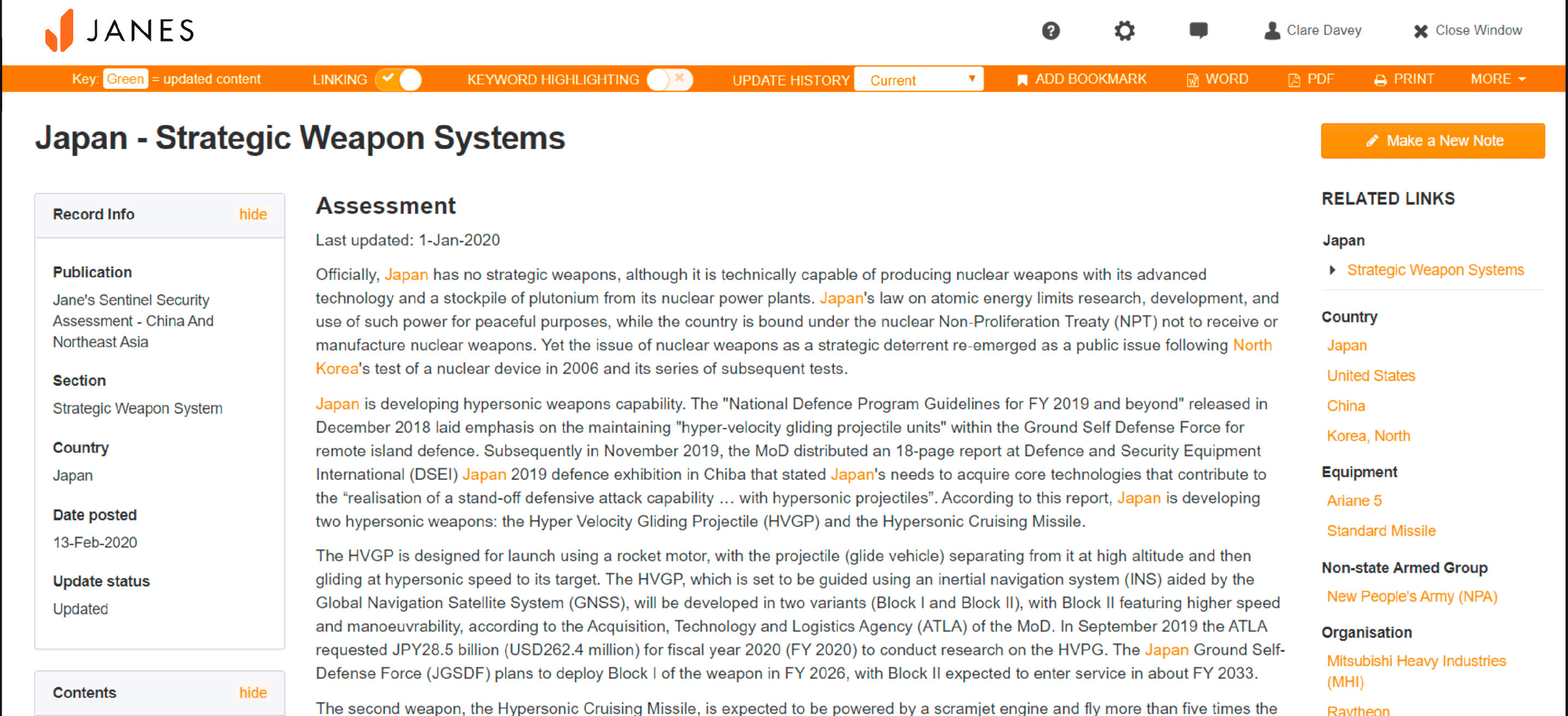 image of strategic weapon system analysis