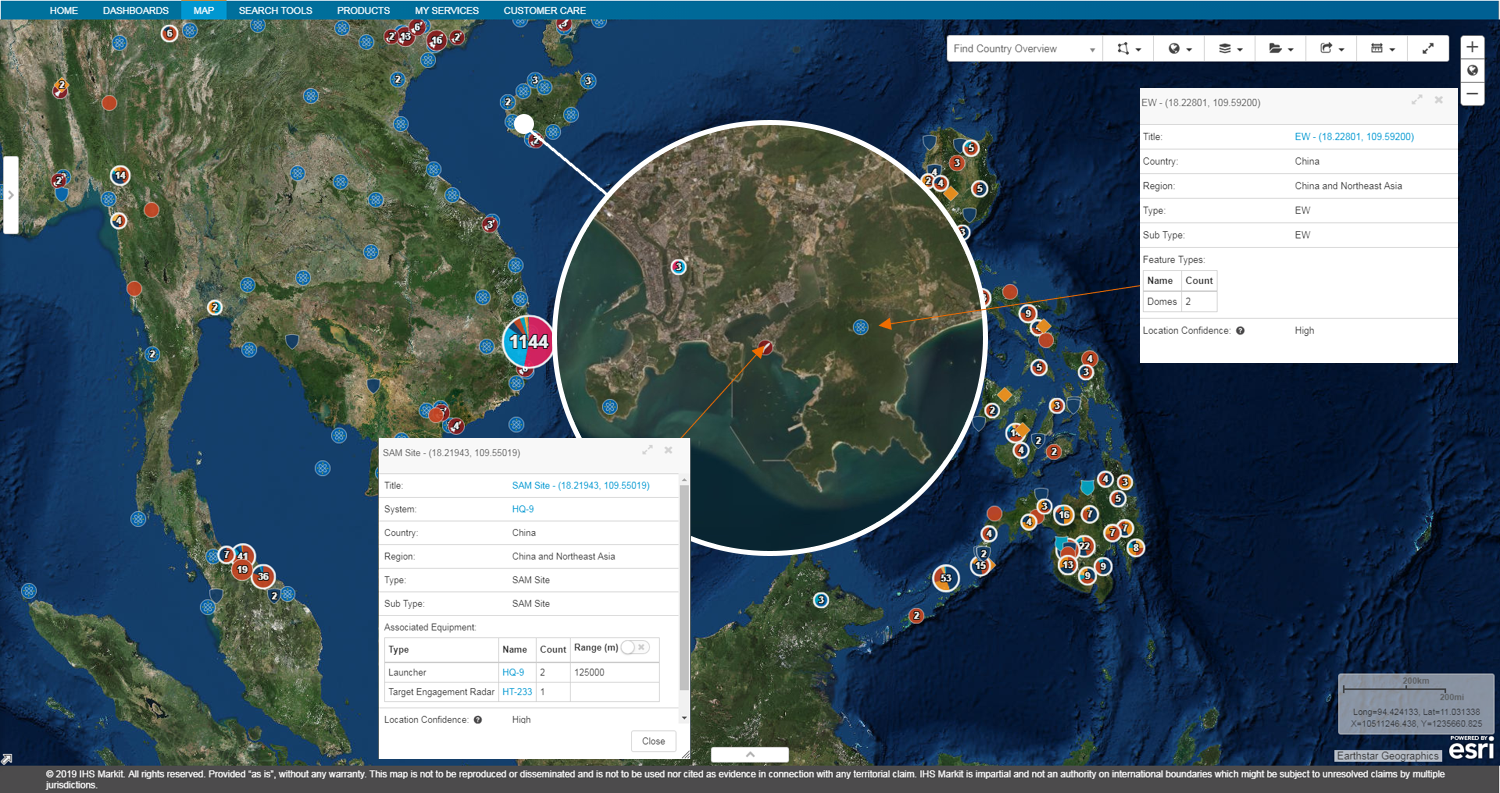Image of south china sea air defence